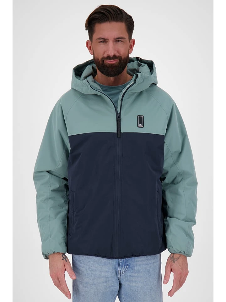 Funktionsjacke "Mr Diamond" in Blau/ Mint Funktionsjacke "Mr Diamond" In Blau/ Mint -Modebekleidungs Geschäft alife and kickin funktionsjacke mr diamond in blau mint 1