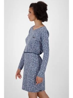 Kleid "Ellin" In Blau -Modebekleidungs Geschäft alife and kickin kleid ellin in blau 2