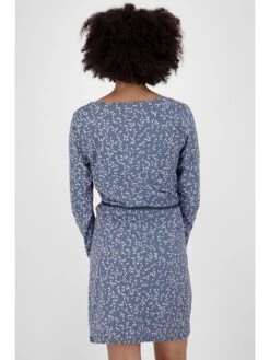 Kleid "Ellin" In Blau -Modebekleidungs Geschäft alife and kickin kleid ellin in blau 3