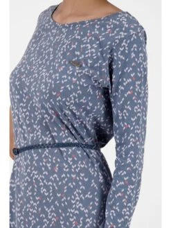 Kleid "Ellin" In Blau -Modebekleidungs Geschäft alife and kickin kleid ellin in blau 4