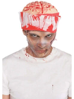 AMSCAN Hut "Gehirn" In Weiß/ Rot