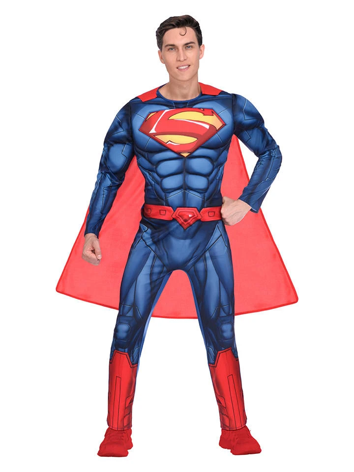 Kostümoverall "Superman" in Dunkelblau/ Rot AMSCAN Kostümoverall "Superman" In Dunkelblau/ Rot -Modebekleidungs Geschäft amscan kostumoverall superman in dunkelblau rot
