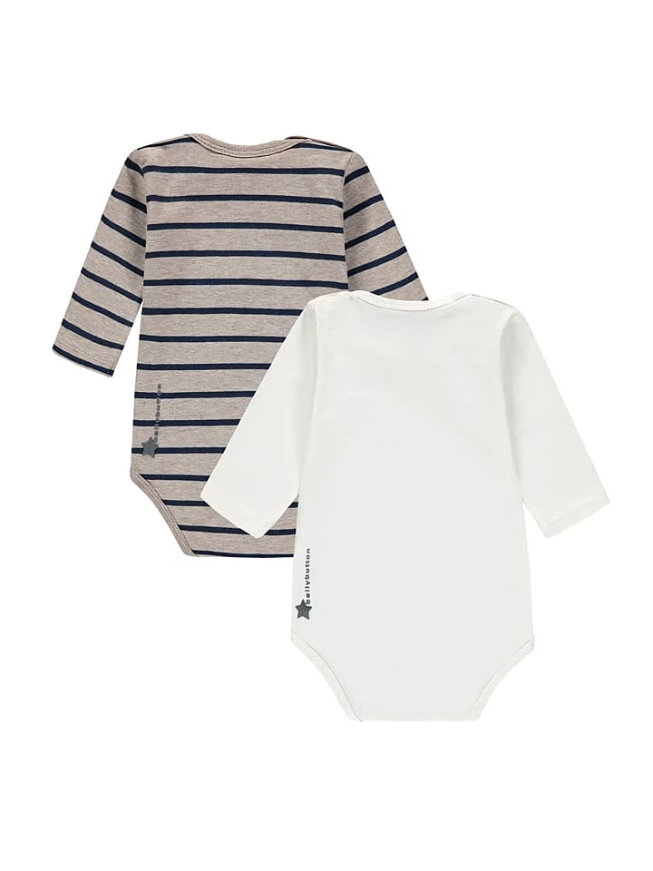 2er-Set: Bodys in Weiß 2er-Set: Bodys In Weiß -Modebekleidungs Geschäft bellybutton 2er set bodys in weiss 1