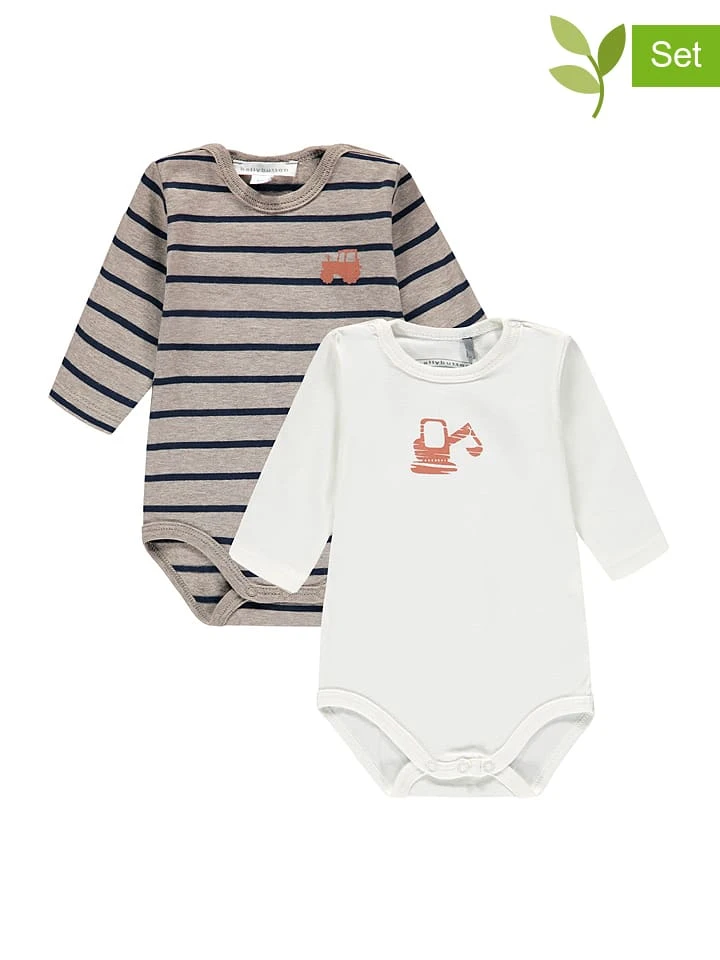 2er-Set: Bodys in Weiß 2er-Set: Bodys In Weiß -Modebekleidungs Geschäft bellybutton 2er set bodys in weiss