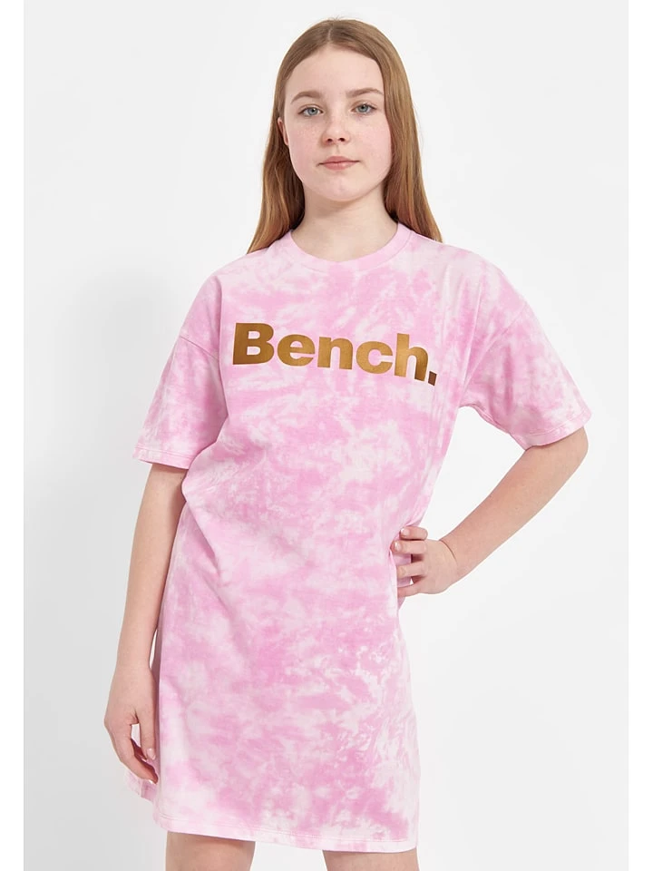 Kleid "Rene" in Pink/ Weiß Bench Kleid "Rene" In Pink/ Weiß -Modebekleidungs Geschäft bench kleid rene in pink weiss 1