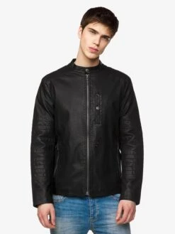 Benetton Übergangsjacke In Schwarz