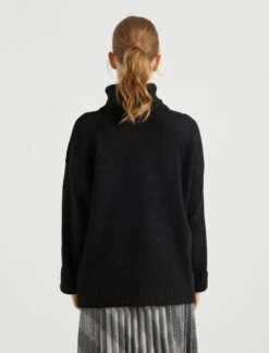 Rollkragenpullover In Schwarz 4 Rollkragenpullover In Schwarz -Modebekleidungs Geschäft bgn rollkragenpullover in schwarz 2