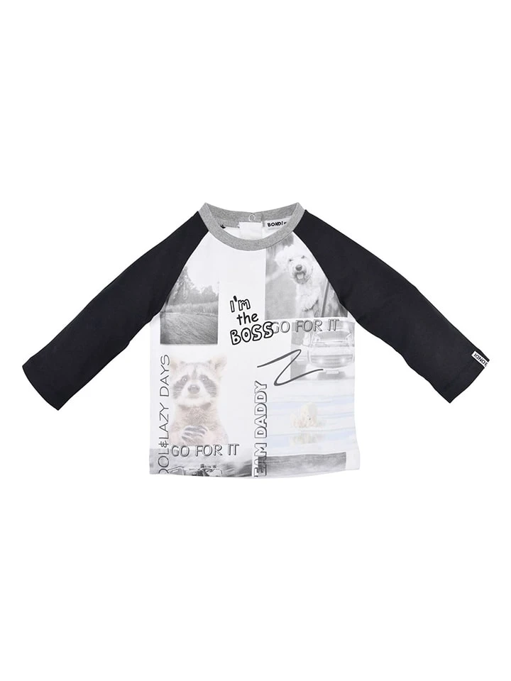 Longsleeve "I am the Boss" in Weiß Longsleeve "I Am The Boss" In Weiß -Modebekleidungs Geschäft bondi longsleeve i am the boss in weiss