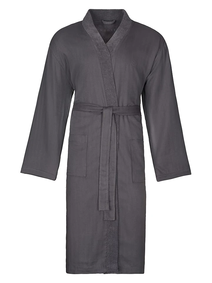 Bademantel "Alessandro" in Grau Bugatti Bademantel "Alessandro" In Grau -Modebekleidungs Geschäft bugatti bademantel alessandro in grau