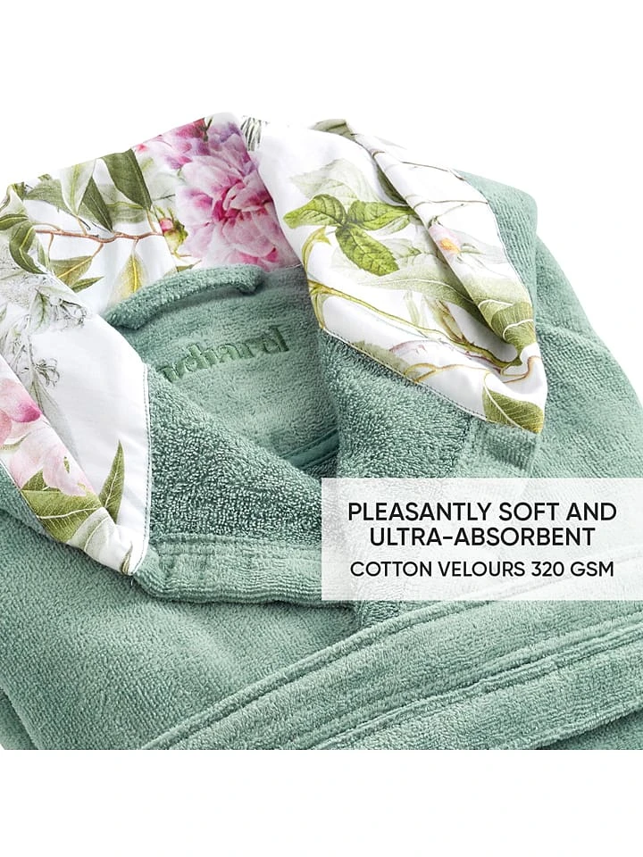 Bademantel in Grün Cacharel Bademantel In Grün -Modebekleidungs Geschäft cacharel bademantel in grun 4