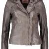 Lederjacke "Comica" In Taupe -Modebekleidungs Geschäft caminari lederjacke comica in taupe