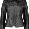 Lederjacke "Grabi" In Schwarz -Modebekleidungs Geschäft caminari lederjacke grabi in schwarz