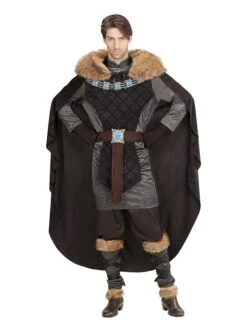 4tlg. Kostüm "Mitellalterlicher Prinz" In Schwarz 4 4tlg. Kostüm "Mitellalterlicher Prinz" In Schwarz -Modebekleidungs Geschäft carnival party 4tlg kostum mitellalterlicher prinz in schwarz 2