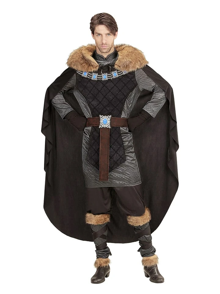 4tlg. Kostüm "Mitellalterlicher Prinz" in Schwarz 4tlg. Kostüm "Mitellalterlicher Prinz" In Schwarz -Modebekleidungs Geschäft carnival party 4tlg kostum mitellalterlicher prinz in schwarz 2