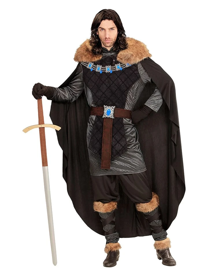 4tlg. Kostüm "Mitellalterlicher Prinz" in Schwarz 4tlg. Kostüm "Mitellalterlicher Prinz" In Schwarz -Modebekleidungs Geschäft carnival party 4tlg kostum mitellalterlicher prinz in schwarz