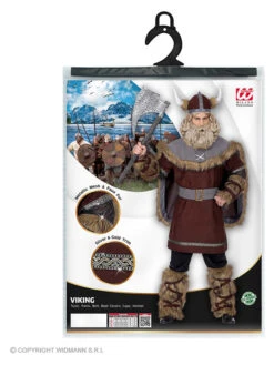 6tlg. Kostüm "Wikinger" In Braun -Modebekleidungs Geschäft carnival party 6tlg kostum wikinger in braun 2