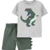 Carter's™ 2tlg. Outfit In Grau/ Grün 1 Carter's™ 2tlg. Outfit In Grau/ Grün -Modebekleidungs Geschäft carters 2tlg outfit in grau grun