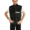 Kostümweste "Swat" In Schwarz -Modebekleidungs Geschäft chaks kostumweste swat in schwarz