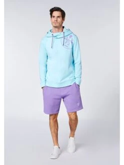 Chiemsee Hoodie "Lowos" In Hellblau -Modebekleidungs Geschäft chiemsee hoodie lowos in hellblau 3