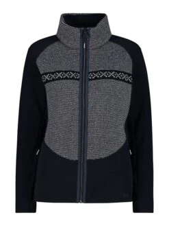 CMP Fleecejacke In Schwarz/ Grau