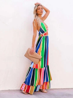 Kleid In Bunt -Modebekleidungs Geschäft coconut sunwear kleid in bunt 2