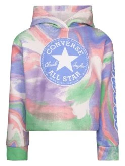 Converse Hoodie In Lila/ Grün