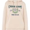 Hoodie In Beige 2 Hoodie In Beige -Modebekleidungs Geschäft cross jeans hoodie in beige