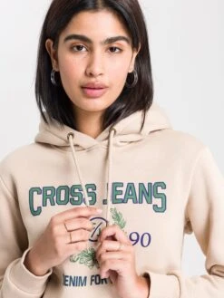 Hoodie In Beige 6 Hoodie In Beige -Modebekleidungs Geschäft cross jeans hoodie in beige 4