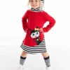 Kleid "Ladybug" In Rot -Modebekleidungs Geschäft denokids kleid ladybug in rot