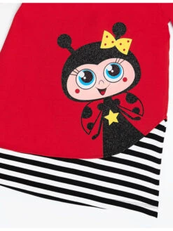 Kleid "Ladybug" In Rot -Modebekleidungs Geschäft denokids kleid ladybug in rot 4