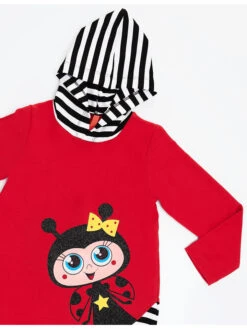 Kleid "Ladybug" In Rot -Modebekleidungs Geschäft denokids kleid ladybug in rot 5