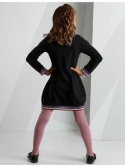 Kleid "Popcorn" In Schwarz -Modebekleidungs Geschäft denokids kleid popcorn in schwarz 3