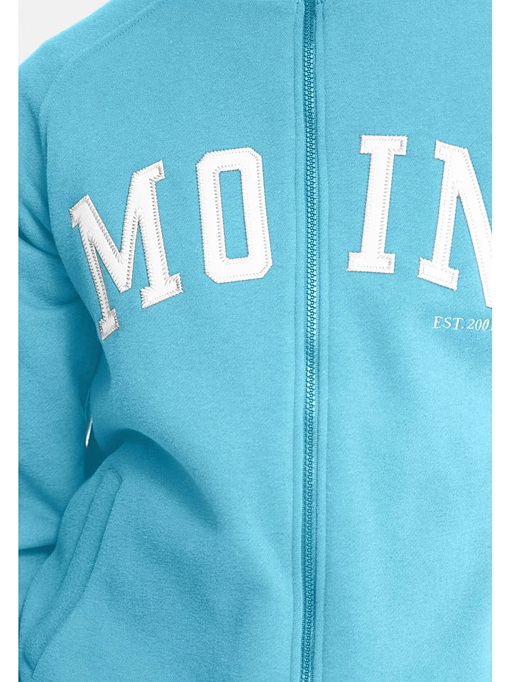 Sweatjacke in Türkis Derbe Sweatjacke In Türkis -Modebekleidungs Geschäft derbe sweatjacke in turkis 5