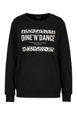 Sweatshirt Maya In Schwarz