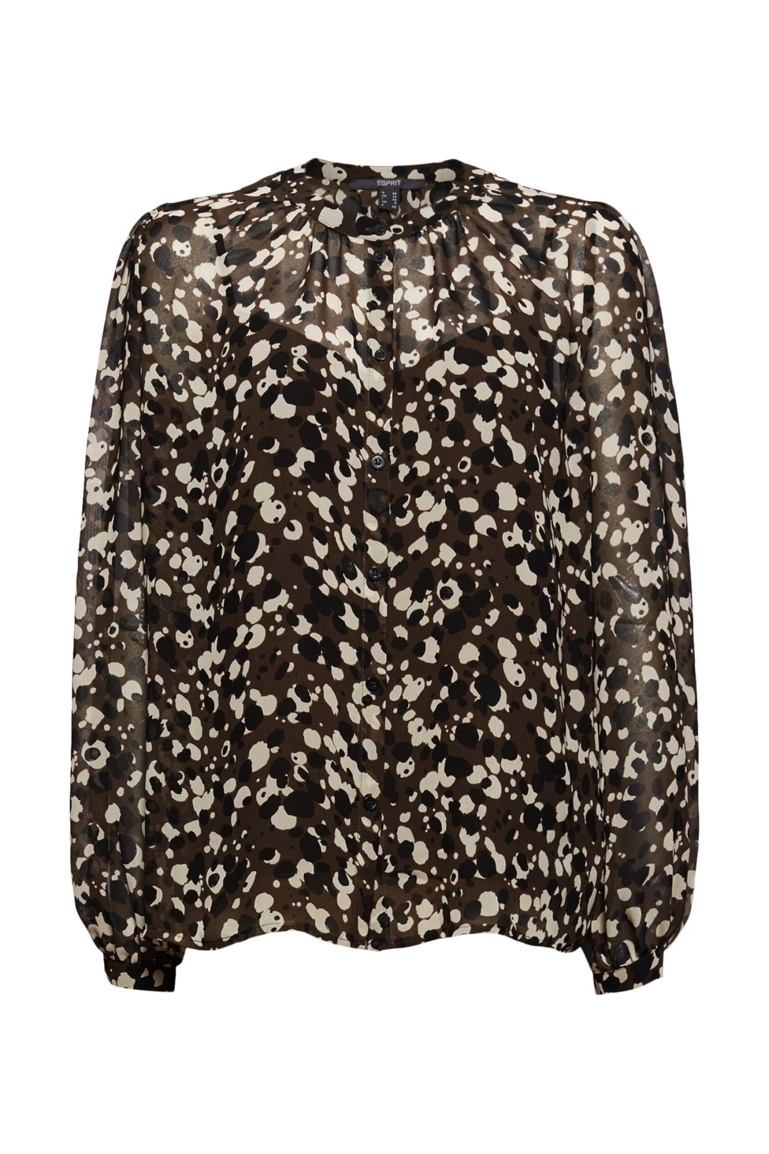 Bluse dark brown 4 ESPRIT Bluse Dark Brown 4 -Modebekleidungs Geschäft esprit bluse dark brown 4 scaled