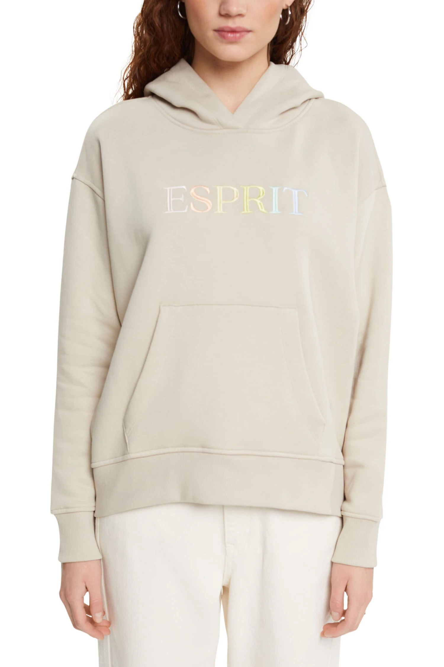 Hoodie mit Kängurutasche light taupe ESPRIT Hoodie Mit Kängurutasche Light Taupe -Modebekleidungs Geschäft esprit hoodie mit kangurutasche light taupe 1 scaled