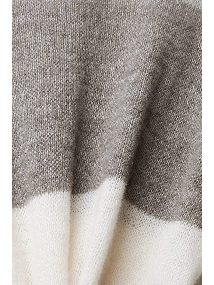 Pullover in Grau/ Weiß ESPRIT Pullover In Grau/ Weiß -Modebekleidungs Geschäft esprit pullover in grau weiss 3