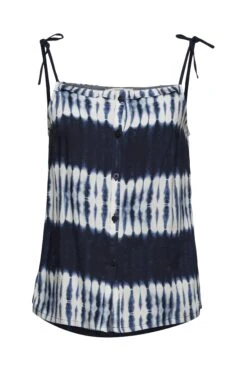 ESPRIT Top Mit Batik-Färbung Navy 4