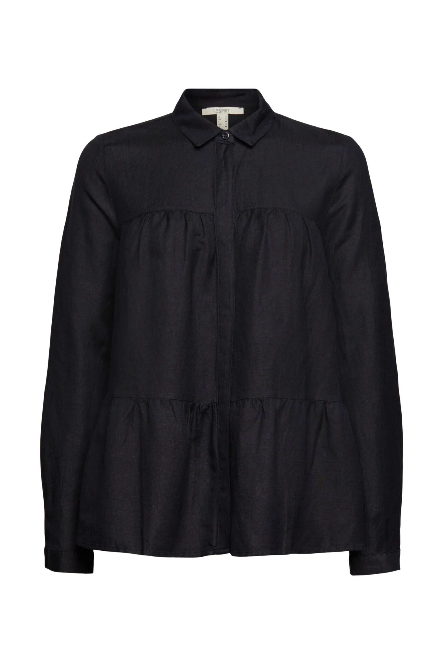 Volantsbluse black ESPRIT Volantsbluse Black -Modebekleidungs Geschäft esprit volantsbluse black scaled