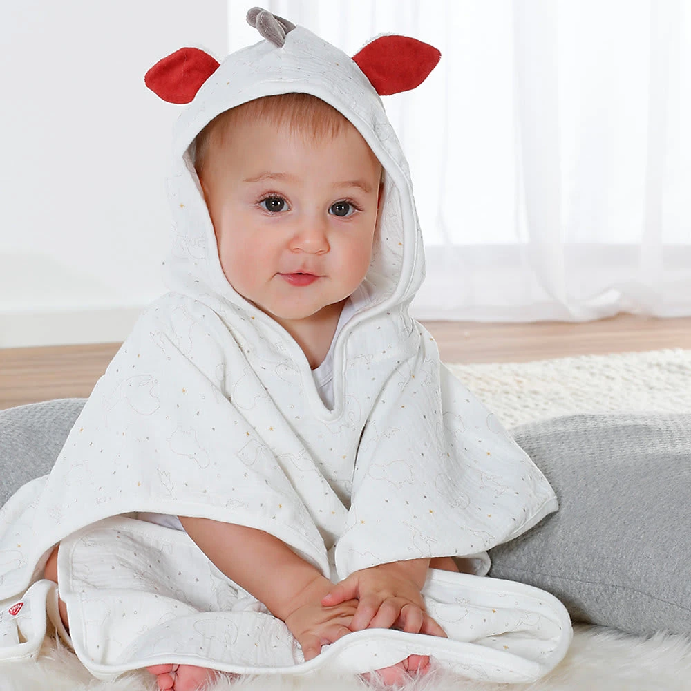 Poncho Zebra NATUR Fehn Poncho Zebra NATUR -Modebekleidungs Geschäft fehn poncho zebra natur 1