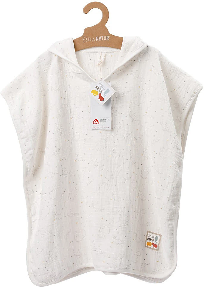 Poncho Zebra NATUR Fehn Poncho Zebra NATUR -Modebekleidungs Geschäft fehn poncho zebra natur 5