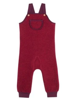 Latzhose "Keinu Wool" In Rot