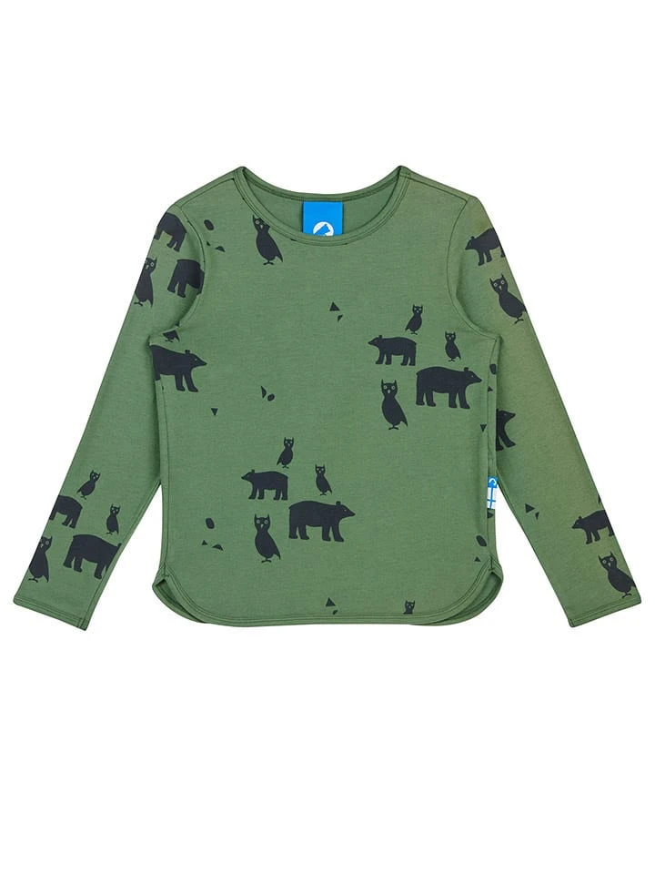 Longsleeve "Juhannus" in Grün Longsleeve "Juhannus" In Grün -Modebekleidungs Geschäft finkid longsleeve juhannus in grun