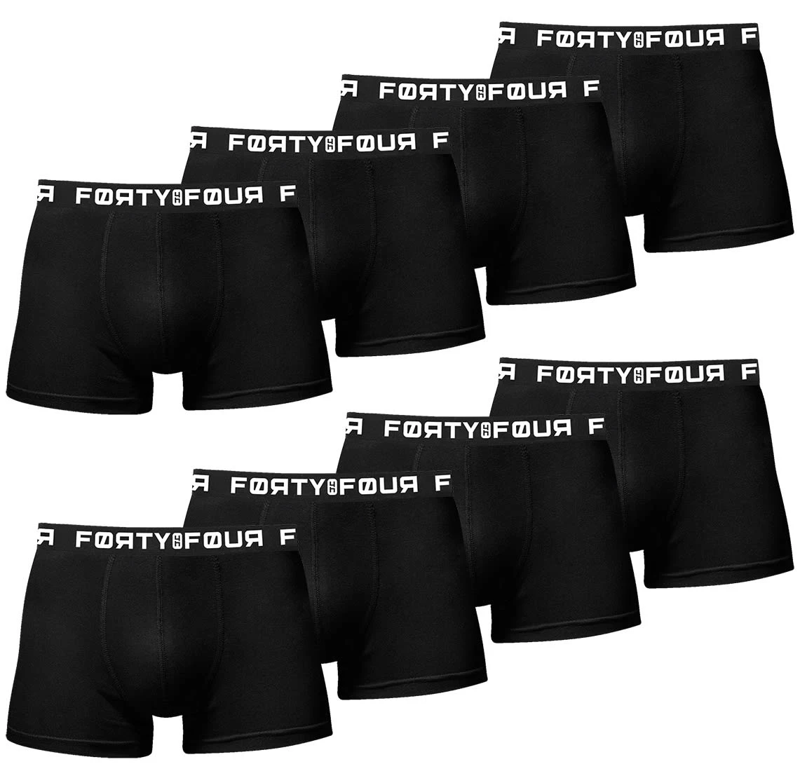 8er-Set : Boxershorts FORTYFOUR 716 in Schwarz 8er-Set : Boxershorts FORTYFOUR 716 In Schwarz -Modebekleidungs Geschäft forty four 8er set boxershorts fortyfour 716 in schwarz