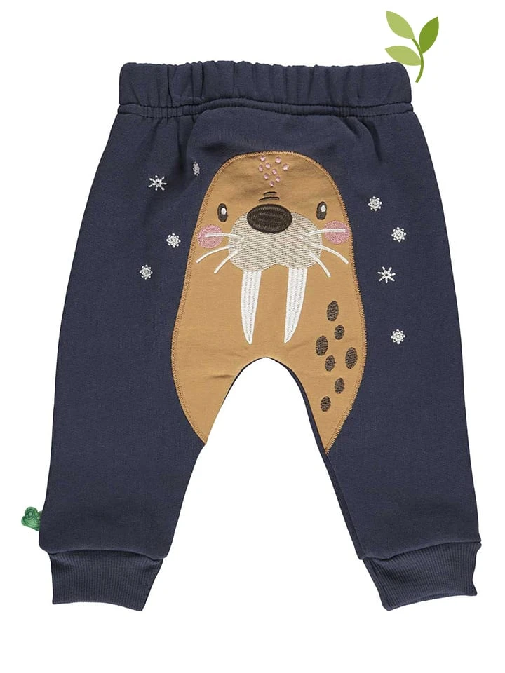 Sweathose in Dunkelblau Sweathose In Dunkelblau -Modebekleidungs Geschäft fred s world by green cotton sweathose in dunkelblau