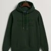 Gant Hoodie In Dunkelgrün -Modebekleidungs Geschäft gant hoodie in dunkelgrun