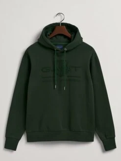 Gant Hoodie In Dunkelgrün
