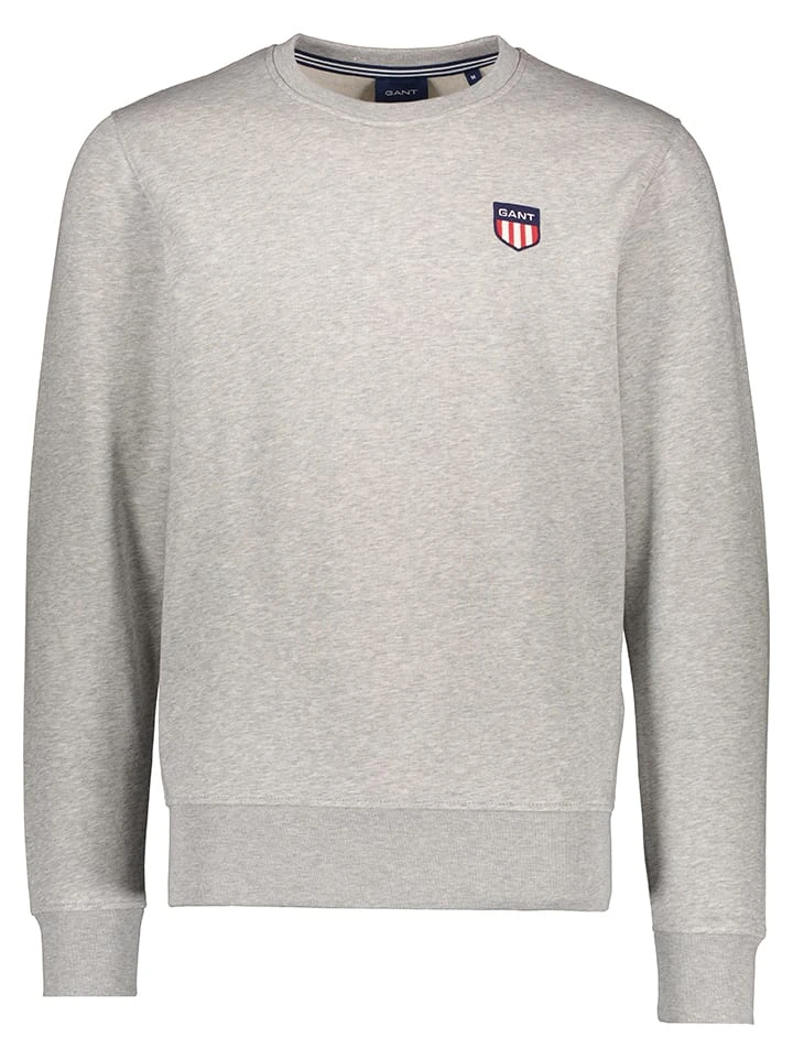 Sweatshirt in Grau Gant Sweatshirt In Grau -Modebekleidungs Geschäft gant sweatshirt in grau