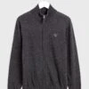 Gant Wollcardigan In Anthrazit -Modebekleidungs Geschäft gant wollcardigan in anthrazit