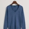 Gant Wollpullover In Blau -Modebekleidungs Geschäft gant wollpullover in blau